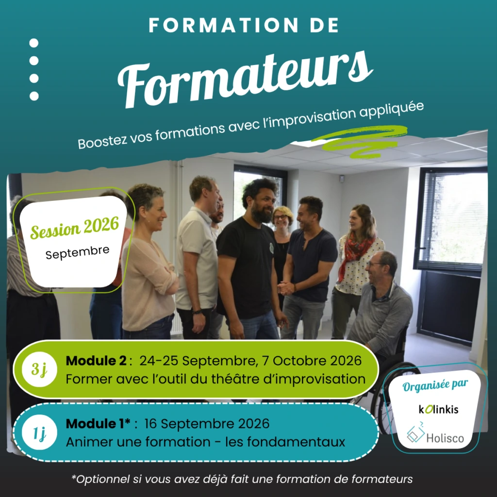 Formation de formateurs et formatrices par le théâtre d'improvisation