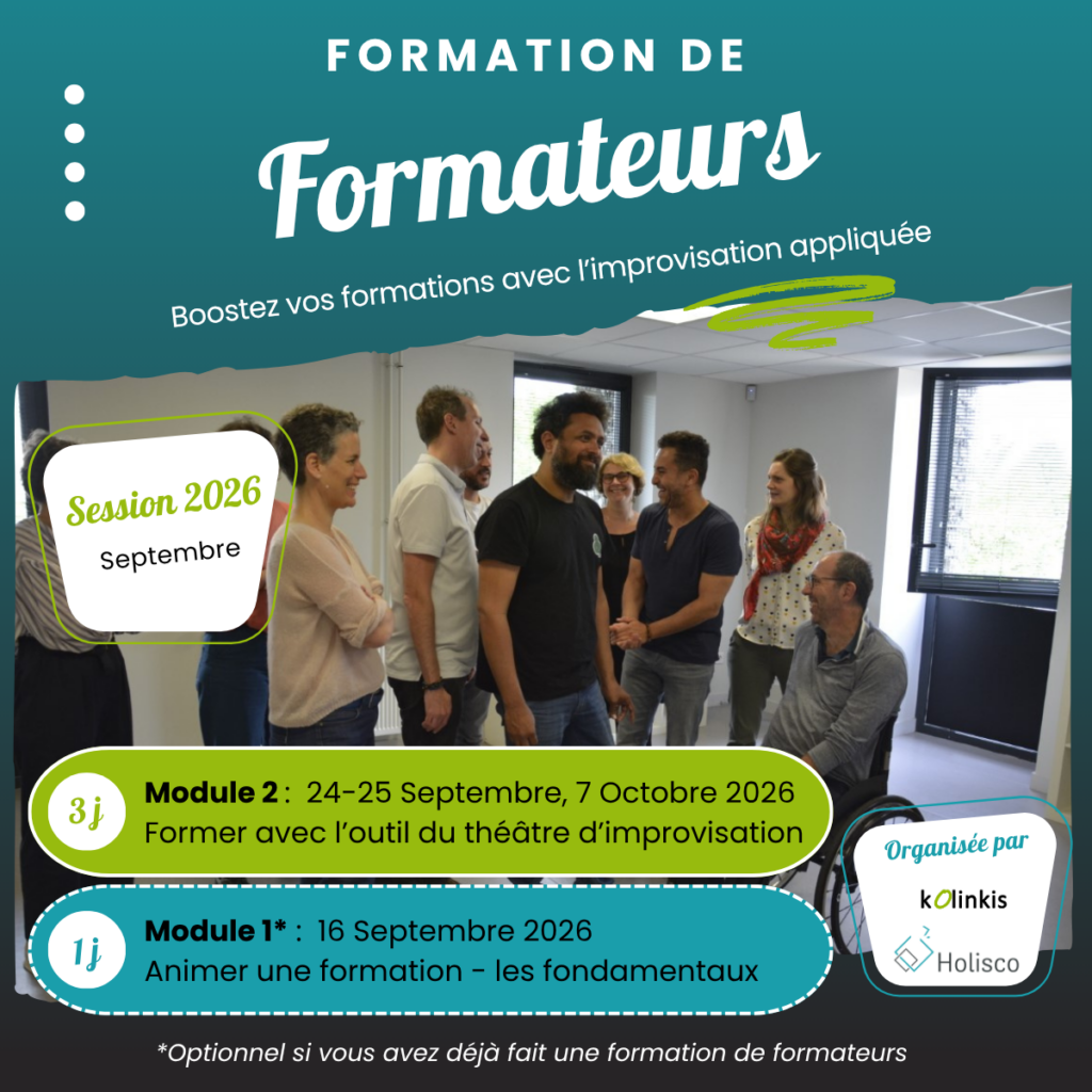 FORMATION DE FORMATEURS par l'outil du théâtre d'improvisation